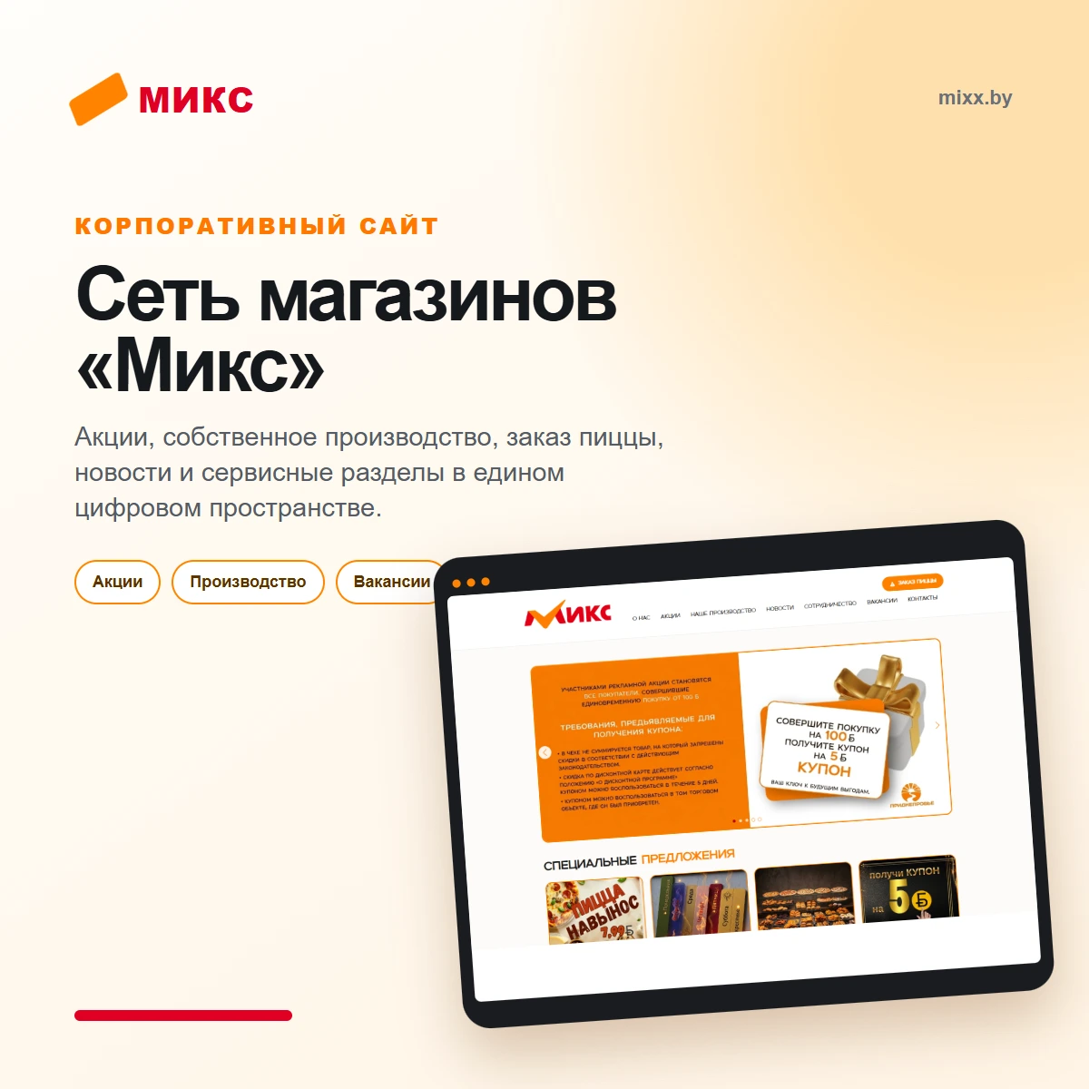 Сеть магазинов «Микс»